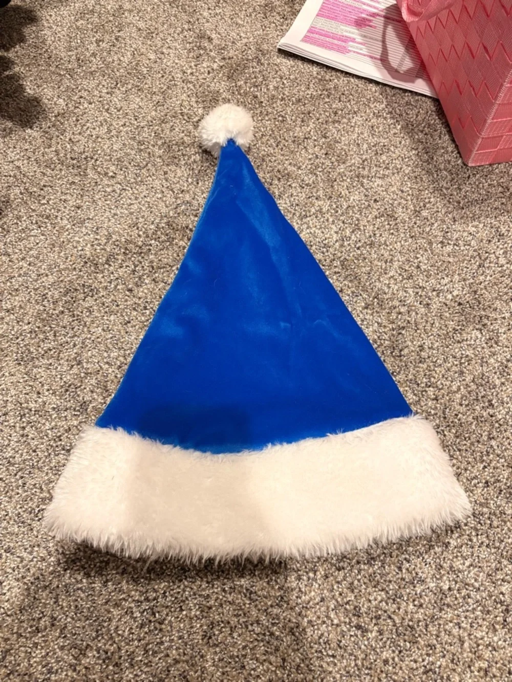 Forever Collectibles Kentucky Blue and White Holiday Santa Hat